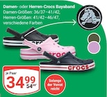 GLOBUS Rostock - Bayaband Damen-Crocs Angebot im Prospekt Bayaband Damen-Crocs bei GLOBUS im Rostock Prospekt für 34,99 €
