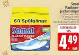 Maschinengeschirrreiniger Pulver oder Tabs Angebote von Somat bei EDEKA Ingolstadt für 4,49 €