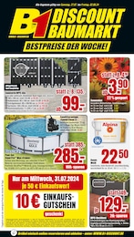 Gartentor Angebot im aktuellen B1 Discount Baumarkt Prospekt auf Seite 1