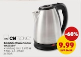 Edelstahl-Wasserkocher Angebote von Clatronic bei Penny Oldenburg für 9,99 €