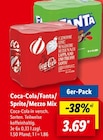 Coca-Cola/Fanta/Sprite/Mezzo Mix 6er-Pack Angebote bei Lidl Regensburg für 3,69 €