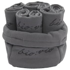 SEIFTUCHSET Bonita Anthrazit 4-teilig 30/30 cm im XXXLutz Prospekt SEIFTUCHSET Bonita Anthrazit 4-teilig 30/30 cm von Bio:Vio im aktuellen XXXLutz Prospekt für 9,99 €