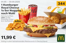 Hamburger im McDonalds Prospekt "Genieße wie auf Weltreise!" auf Seite 8