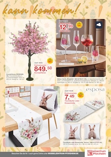 Bettwäsche im Möbelzentrum Pforzheim Prospekt "Ostern & Porzellan" mit 48 Seiten (Stuttgart)