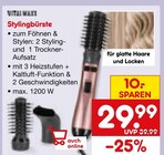 Stylingbürste im Netto Marken-Discount Prospekt Stylingbürste von VITAL MAXX im aktuellen Netto Marken-Discount Prospekt für 29,99 €