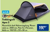 Trekkingzelt Apus 2 Angebote von Portal bei ALDI Nord Buchholz für 19,99 €