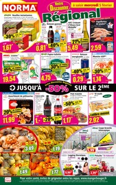 Catalogue Discount Alimentaire Norma en cours à Pfastatt et alentours, "Votre Discounter Régional", 14 pages, 05/02/2025 - 11/02/2025