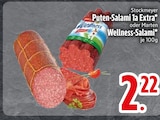 Puten-Salami 1a Extra im EDEKA Prospekt Puten-Salami 1a Extra von Stockmeyer im aktuellen EDEKA Prospekt für 2,22 €