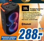 Partylautsprecher Partybox 110 Angebote von JBL bei expert Leipzig für 288,00 €