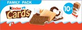 Cards 2x10 Biscuits Lait et Cacao - KINDER en promo chez Intermarché Super Niort à 1,79 €