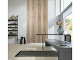 Aktuelles Meister Akustikpaneele - Acoustic Sense Bold Broken Stripes, schallabsorbieren MDF-Lamellen auf schwarzem Filz 2600 x 330 x 20 mm Angebot bei bauwelt Delmes Heitmann in Hamburg ab 82,99 €