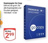 Kopierpapier Angebote von Go Copy bei GLOBUS Siegen für 2,99 €