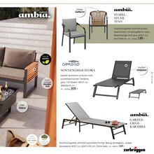 Gartensitzmöbel im Zurbrüggen Prospekt "HERZLICH WILLKOMMEN IM SOMMER 2026" mit 112 Seiten (Essen)