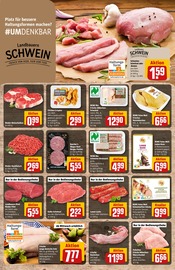 Aktueller REWE Prospekt mit Bratwurst, "Dein Markt", Seite 10
