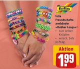 Aktuelles Freundschaftsarmbänder "Rubber Loops" Angebot bei REWE in Koblenz ab 1,99 €