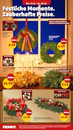Adventskranz Angebot im aktuellen Penny Prospekt auf Seite 26