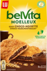 BISCUITS MOELLEUX AU CHOCOLAT ET NOISETTES BELVITA - BELVITA en promo chez Auchan Hypermarché Palaiseau à 2,19 €