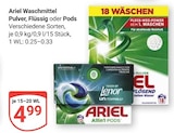Waschmittel Pulver Angebote von Ariel bei GLOBUS Gera für 4,99 €