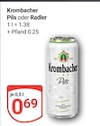 Pils im Angebot bei GLOBUS in Neustadt Pils Angebote von Krombacher bei GLOBUS Neustadt für 0,69 €
