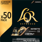 Capsules Café Ristretto L'or à 12,62 € dans le catalogue Auchan Hypermarché