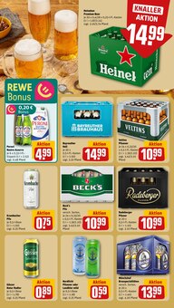 Bier im aktuellen REWE Prospekt (Bad Salzuflen) Bier im REWE Prospekt "Dein Markt" mit 32 Seiten (Bad Salzuflen)