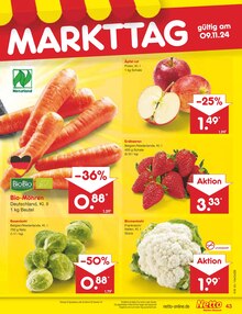 Erdbeeren im Netto Marken-Discount Prospekt "Aktuelle Angebote" mit 54 Seiten (Rostock)