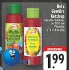 Tomaten Ketchup oder Gewürz Ketchup Curry Angebote von Hela bei E center Oberhausen für 1,99 €