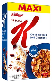 Céréales Spécial K chocolat au lait - Monoprix à Guyancourt Céréales Spécial K chocolat au lait en promo chez Monoprix Guyancourt à 3,28 €