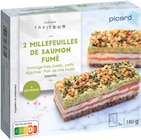 2 millefeuilles de saumon fumé - Picard en promo chez Picard Aubervilliers à 6,29 €