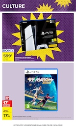 Prix et réduction Console PS5 dans le prospectus Carrefour en cours Offre Console PS5 dans le catalogue Carrefour du moment à la page 16
