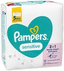 Feuchttücher Sensitive oder Feuchttücher Aqua Angebote von Pampers bei REWE Karlsruhe für 4,99 €