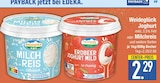 Aktuelles Joghurt oder Milchreis Angebot bei E center in Regensburg ab 2,29 €