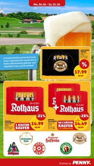 Bier im Penny Prospekt "Wer günstig will, muss Penny." mit 43 Seiten (Reutlingen)