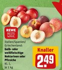Gelb- oder weißfleischige Nektarinen oder Pfirsiche im aktuellen Prospekt bei REWE in Bad Rothenfelde