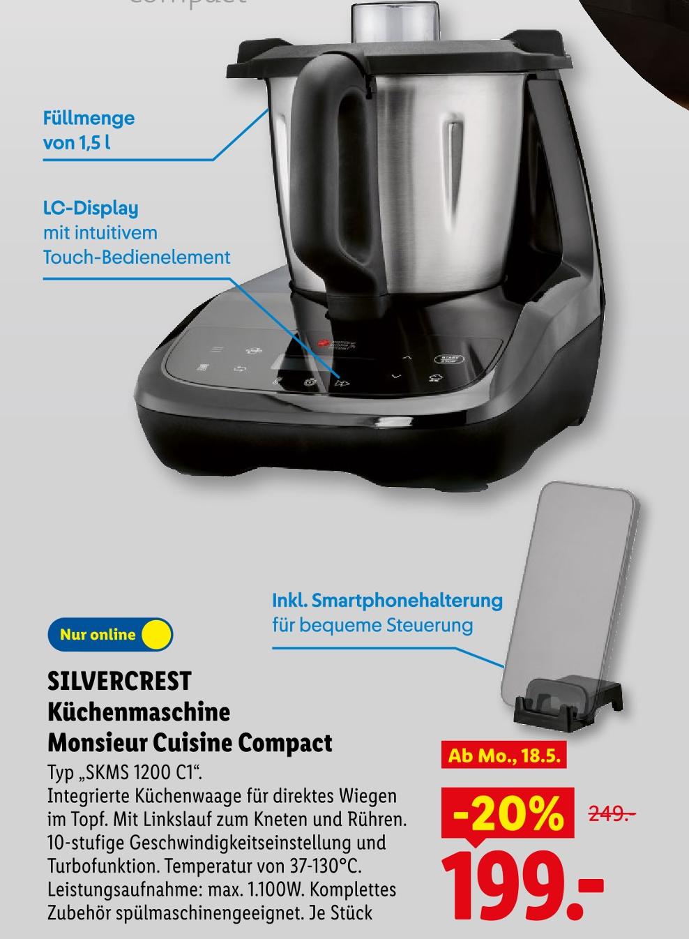 Küchenmaschine Monsieur Cuisine Compact