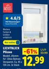 Plissee von Lichtblick im aktuellen Lidl Prospekt für 12,99 €