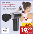 Mini Massage Gun von Vitalmaxx für 19,99 € bei Netto Marken-Discount im Angebot Mini Massage Gun von Vitalmaxx im aktuellen Netto Marken-Discount Prospekt