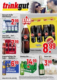 Aktueller Trinkgut Supermärkte Prospekt für Waldems: Aktuelle Angebote mit 8} Seiten, 21.05.2024 - 25.05.2024