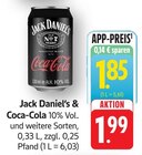 Coca-Cola im Angebot bei E center in Filderstadt Coca-Cola Angebote von Jack Daniel's bei E center Filderstadt für 1,85 €