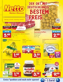 Netto Marken-Discount Prospekt der Woche "Aktuelle Angebote" Seite 1, 13.10.2025 bis 18.10.2025 für Rostock Aktueller Netto Marken-Discount Prospekt "Aktuelle Angebote" Seite 1 von 60 Seiten für Rostock