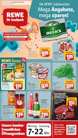 Aktueller REWE Prospekt mit Steak, "Dein Markt", Seite 1