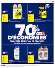 Promos Dove dans le catalogue "La beauté SANS MODÉRATION" de Carrefour à la page 9 Promos Dove dans le catalogue "La beauté SANS MODÉRATION" de Carrefour à la page 9