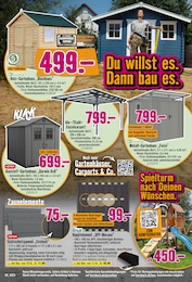 Hornbach Zaun Sichtschutz im Prospekt 