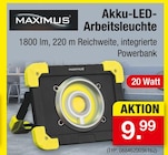 Akku-LED-Arbeitsleuchte bei Zimmermann im Oldenburg Prospekt für 9,99 €
