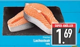 Frisches Lachssteak im EDEKA Prospekt Frisches Lachssteak im aktuellen EDEKA Prospekt für 1,69 €