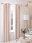 Rideau tamisant à œillets effet gaze de coton rose nude H. 260 x l. 140 cm GoodHome Jalna - GoodHome - Castorama à Douai Rideau tamisant à œillets effet gaze de coton rose nude H. 260 x l. 140 cm GoodHome Jalna - GoodHome en promo chez Castorama Douai à 23,90 €