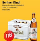 Pilsener, Radler oder Alkoholfrei im Angebot bei Getränke Hoffmann in Spremberg Pilsener, Radler oder Alkoholfrei Angebote von Berliner Kindl bei Getränke Hoffmann Spremberg für 11,99 €