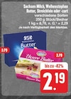 Butter, Streichfein oder -zart bei EDEKA im Brandis Prospekt für 2,19 €