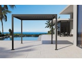 Pergola en aluminium et acier à lames orientables "MYRIS" - 294 x 294 x 235 cm en promo chez Brico Dépôt Périgueux à 859,00 €