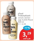 Trinkmahlzeit von yfood für 3,29 € bei budni im Angebot Trinkmahlzeit von yfood im aktuellen budni Prospekt